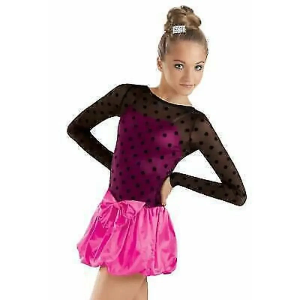Pre-Owned Dance Costume Balera D7517 Large Child Blue Jazz Tap Musical Theater